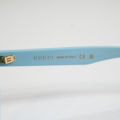 Gucci GG1170S 003 Womens Authentic Sunglasses Light Blue, 54mm - New