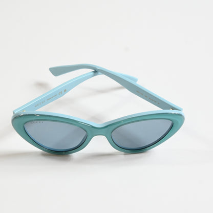 Gucci GG1170S 003 Womens Authentic Sunglasses Light Blue, 54mm - New