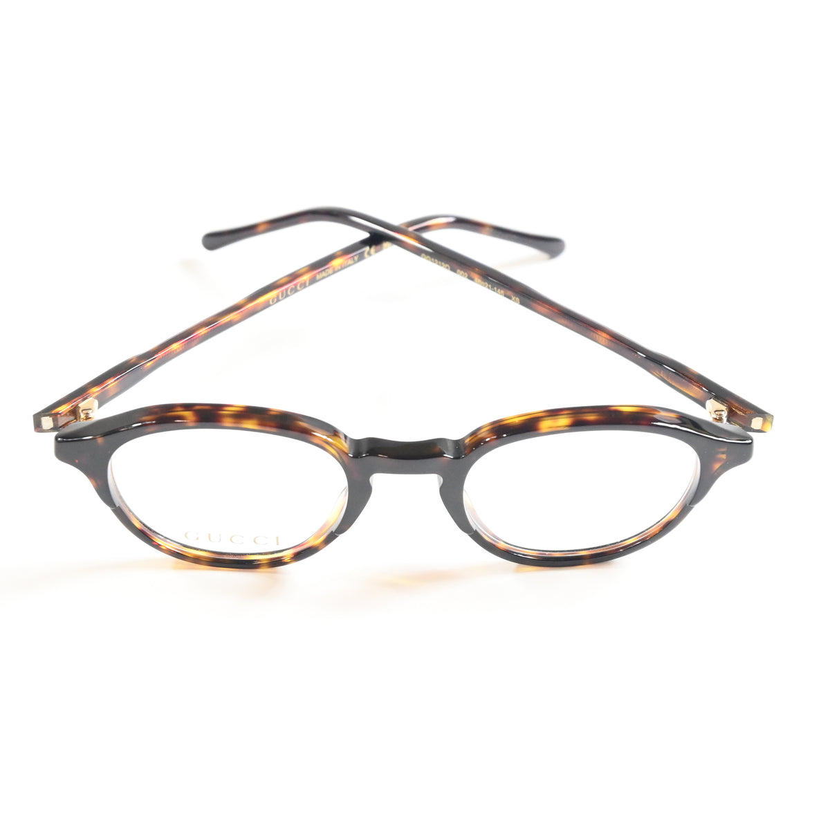 Gucci GG1212O 002 Unisex Authentic Eyeglasses Havana, 46mm - New
