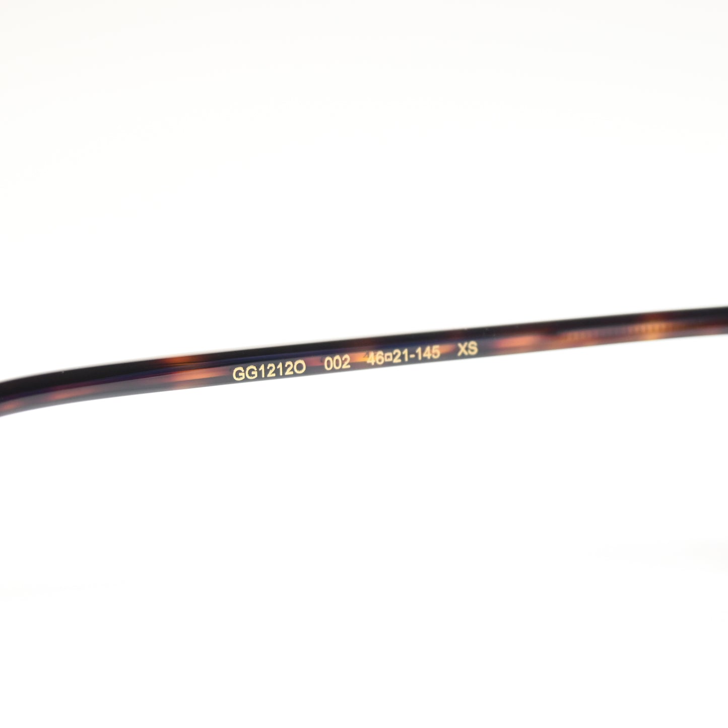 Gucci GG1212O 002 Unisex Authentic Eyeglasses Havana, 46mm - New