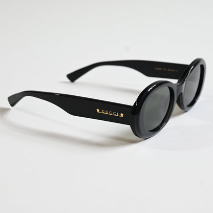 Gucci GG1587S 001 Womens Authentic Sunglasses Black/Gray, 52mm - New