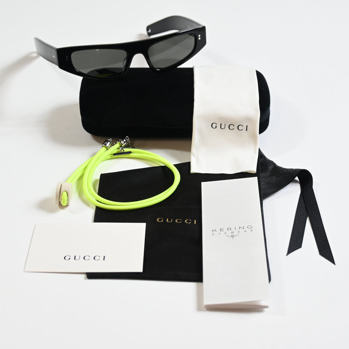 Gucci GG1634S 006 Womens Authentic Sunglasses Black, 51mm - New