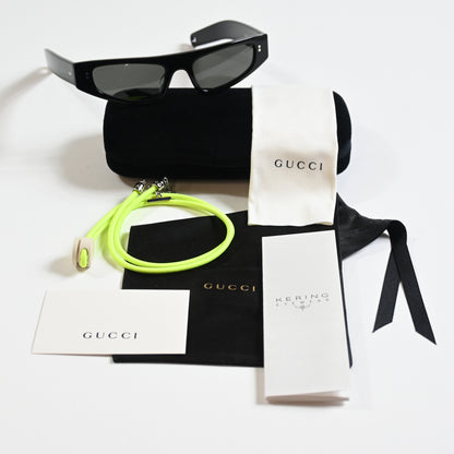 Gucci GG1634S 006 Womens Authentic Sunglasses Black, 51mm - New