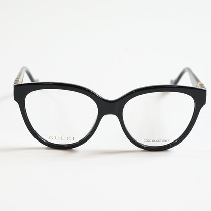 Gucci GG1024O 006 Mens Authentic Eyeglasses Black/Gold, 54mm - New