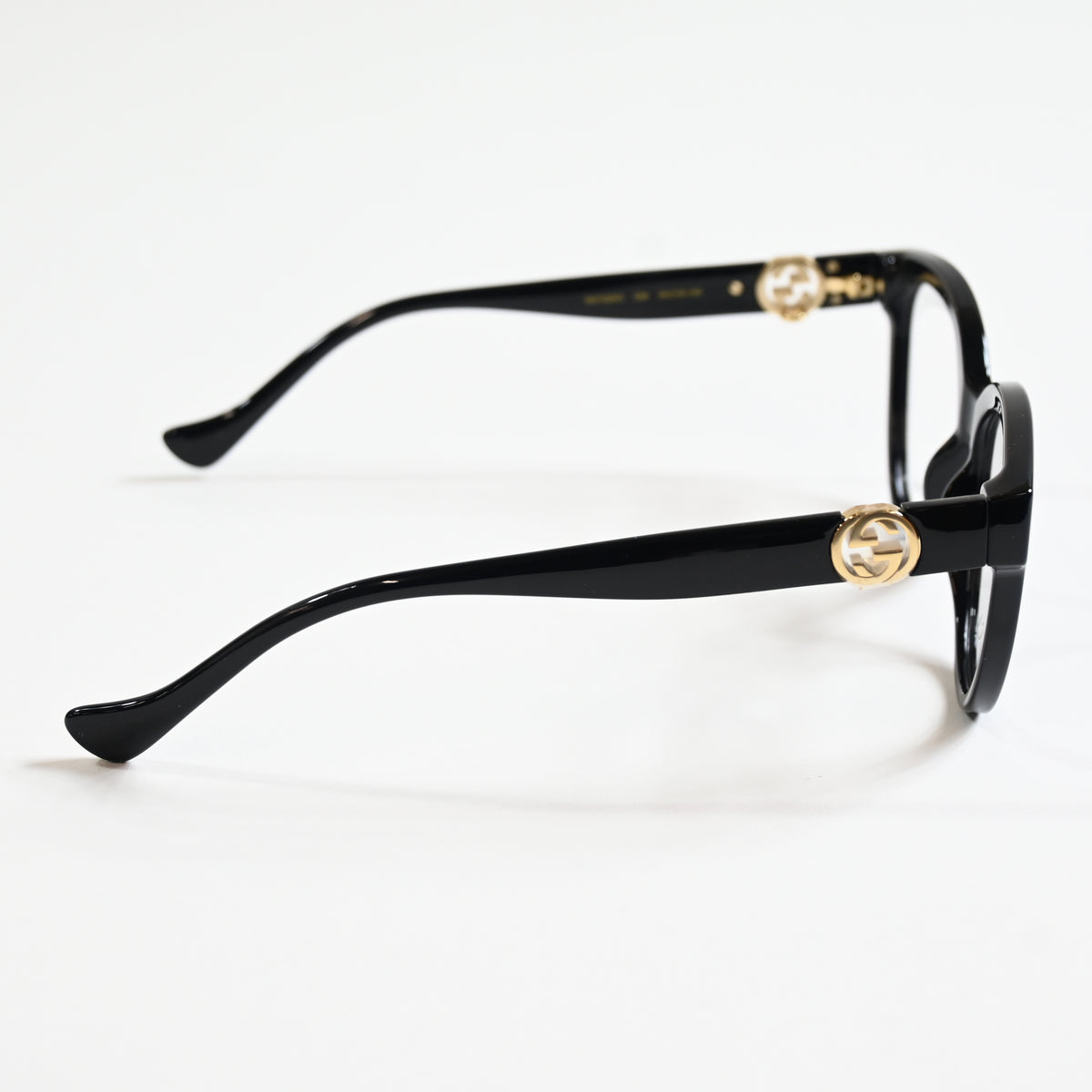 Gucci GG1024O 006 Mens Authentic Eyeglasses Black/Gold, 54mm - New