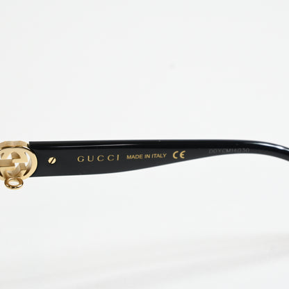 Gucci GG1024O 006 Mens Authentic Eyeglasses Black/Gold, 54mm - New