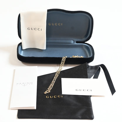 Gucci GG1024O 006 Mens Authentic Eyeglasses Black/Gold, 54mm - New
