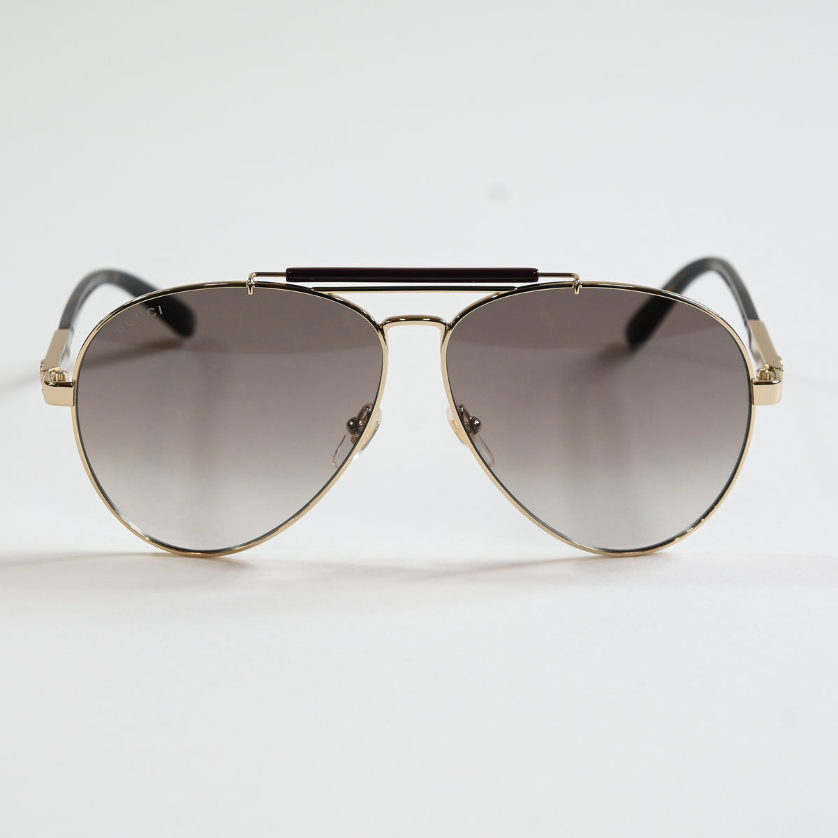 Gucci GG1287S 002 Mens Authentic Sunglasses Gold/Brown, 61mm - New