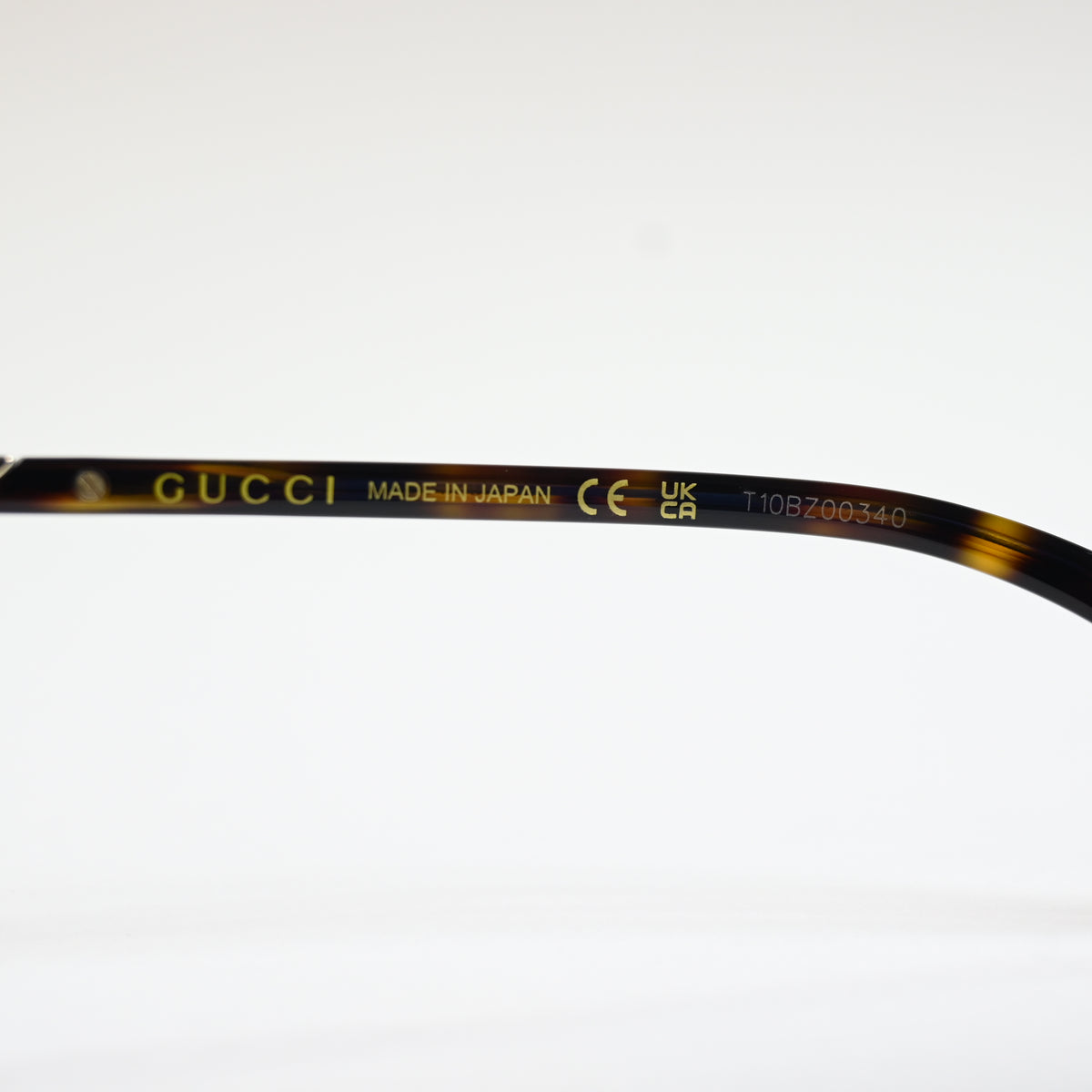 Gucci GG1287S 002 Mens Authentic Sunglasses Gold/Brown, 61mm - New