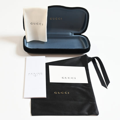 Gucci GG1287S 002 Mens Authentic Sunglasses Gold/Brown, 61mm - New
