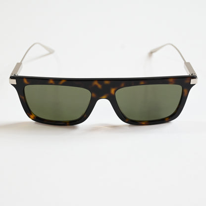Gucci GG1437S 002 Mens Authentic Sunglasses Havana/Green, 55mm - New