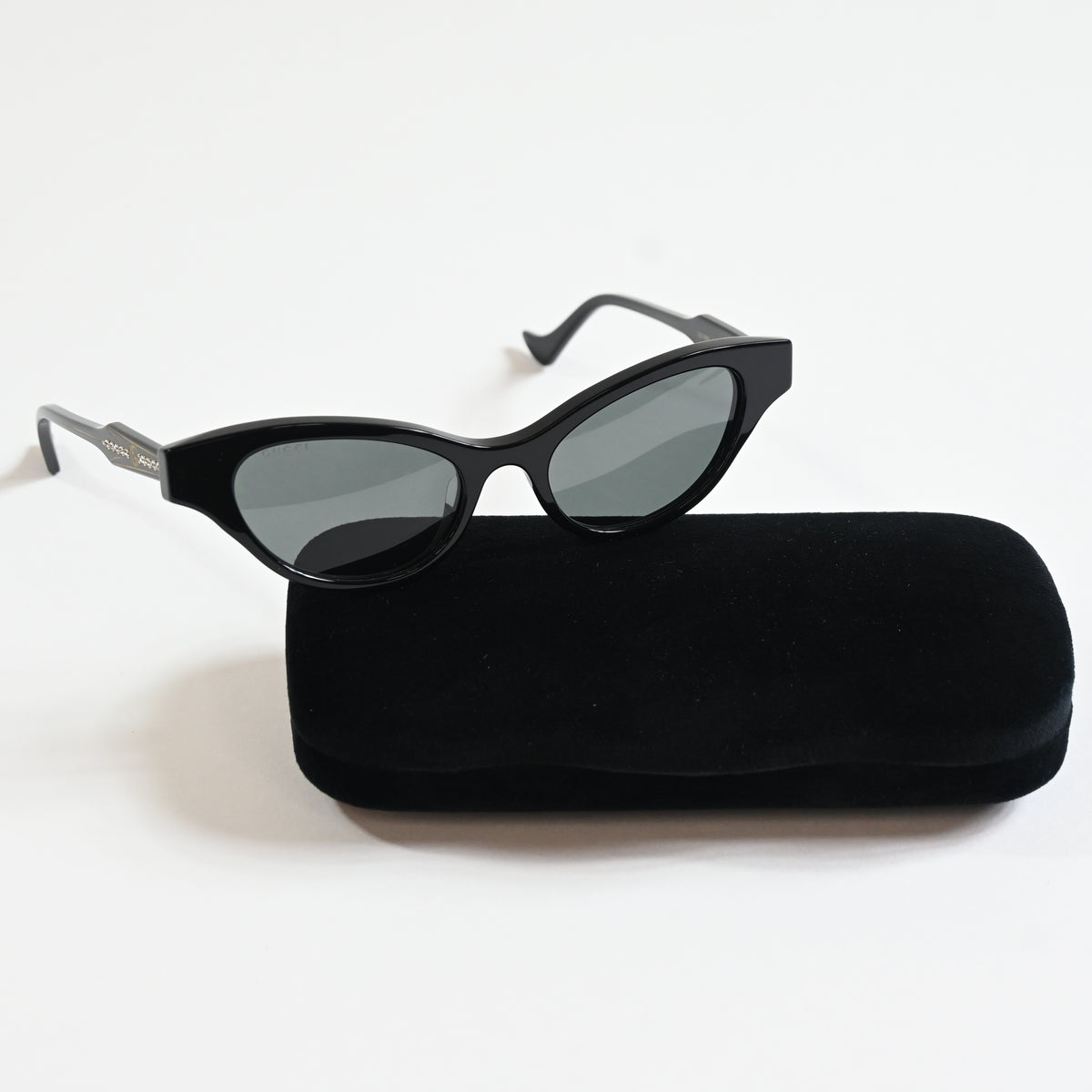 Gucci GG1298S 001 Womens Authentic Sunglasses Black, 51mm - New