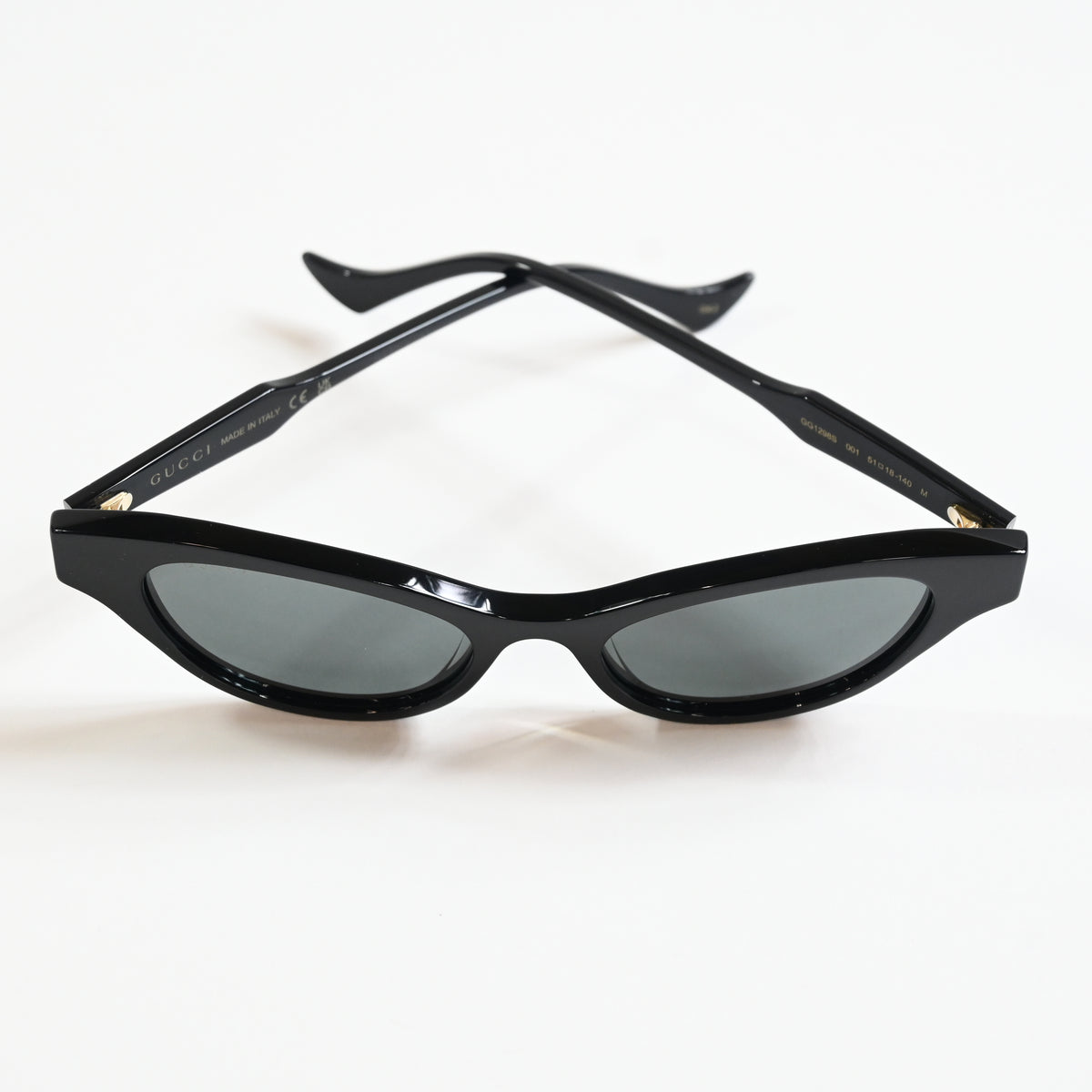 Gucci GG1298S 001 Womens Authentic Sunglasses Black, 51mm - New