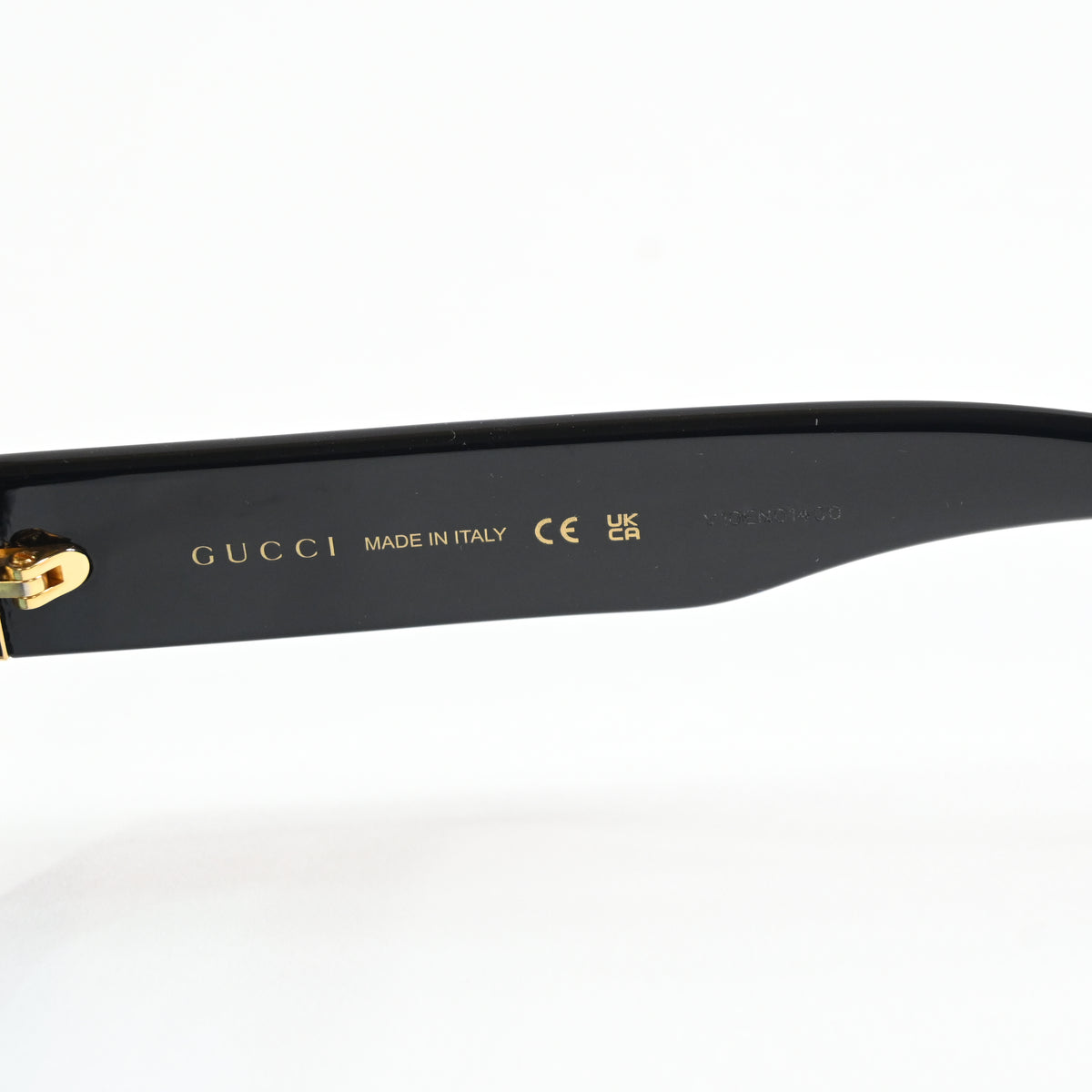 Gucci GG1134S 004 Mens Authentic Sunglasses Black/Teal, 53mm - New