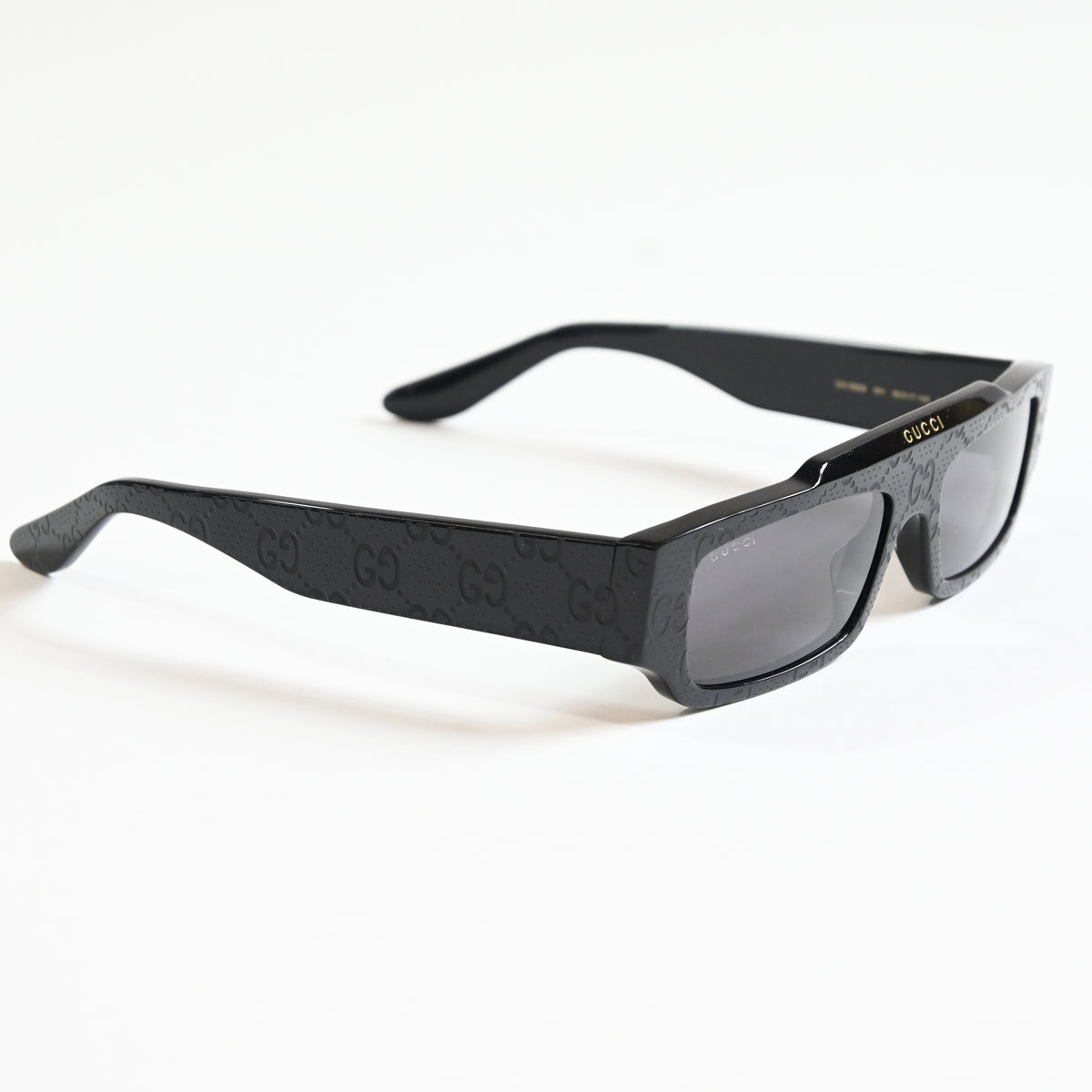 Gucci GG1592S 001 Mens Authentic Sunglasses Black, 55mm Designer Eyewear - New