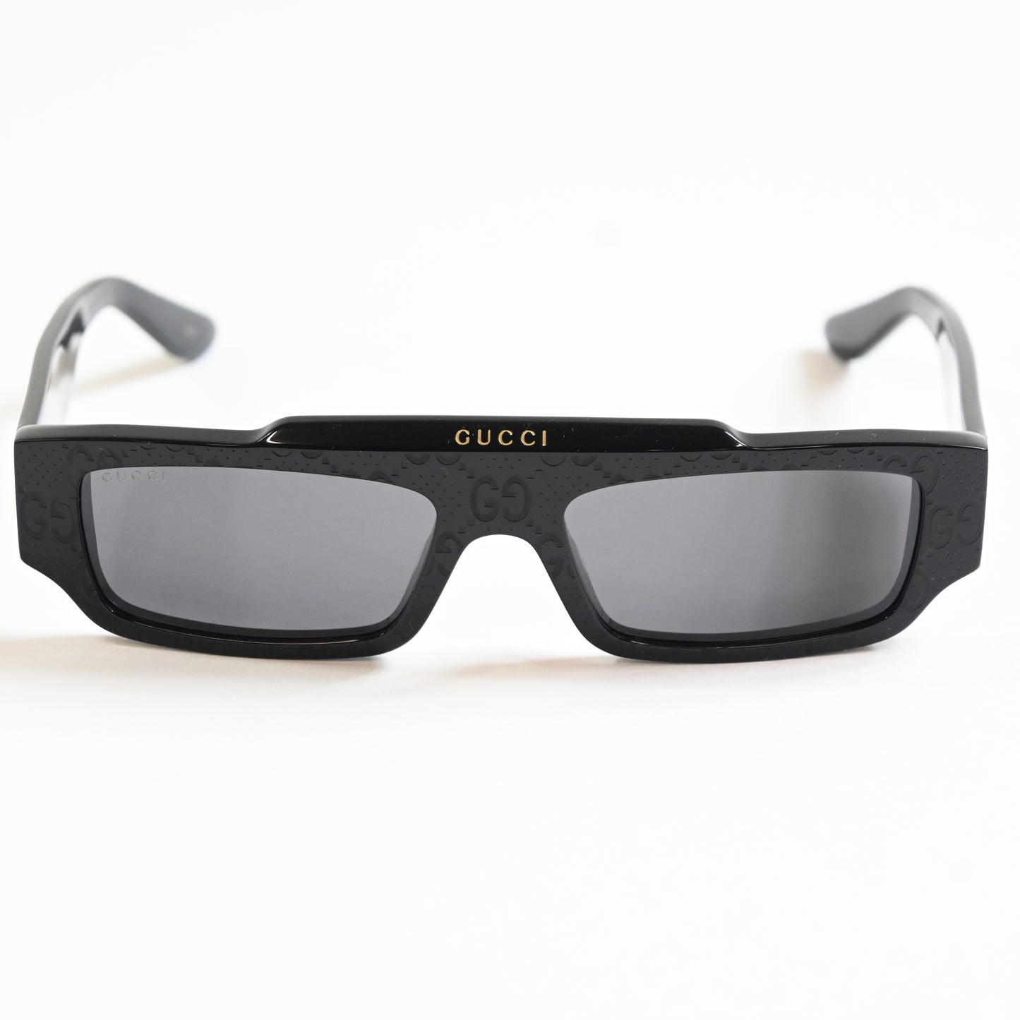 Gucci GG1592S 001 Mens Authentic Sunglasses Black, 55mm Designer Eyewear - New