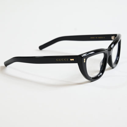Gucci GG1521O 001 Womens Authentic Eyeglasses Black, 51mm Optical Frames - New
