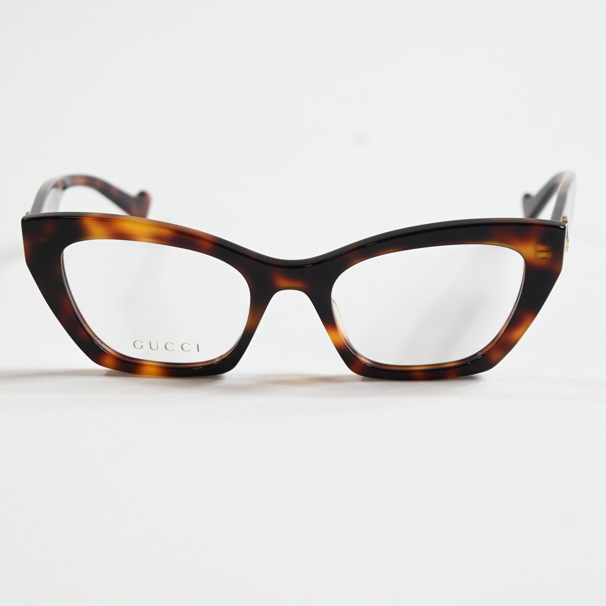 Gucci GG1334O 002 Unisex Authentic Eyeglasses Havana, 52mm Optical Frames - New