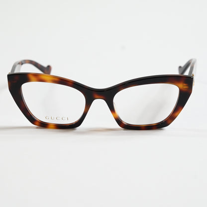 Gucci GG1334O 002 Unisex Authentic Eyeglasses Havana, 52mm Optical Frames - New