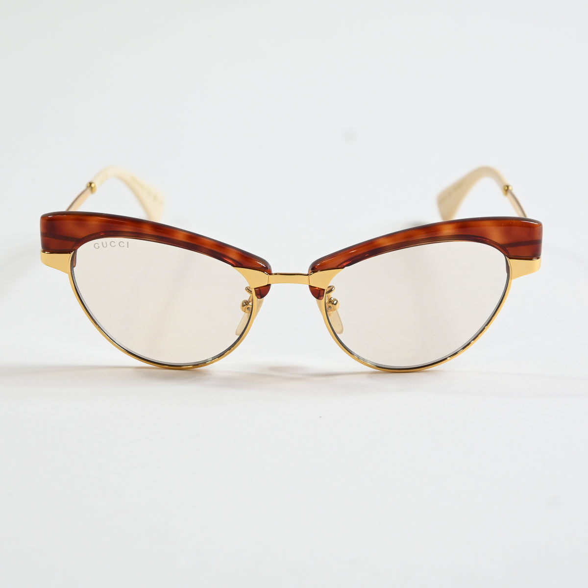 Gucci GG1131S 002 Womens Authentic Sunglasses Gold/Brown, 53mm - New