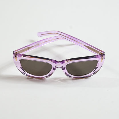 Gucci GG1521S 004 Womens Authentic Sunglasses Clear Violet, 51mm - New