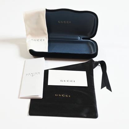 Gucci GG1521S 004 Womens Authentic Sunglasses Clear Violet, 51mm - New