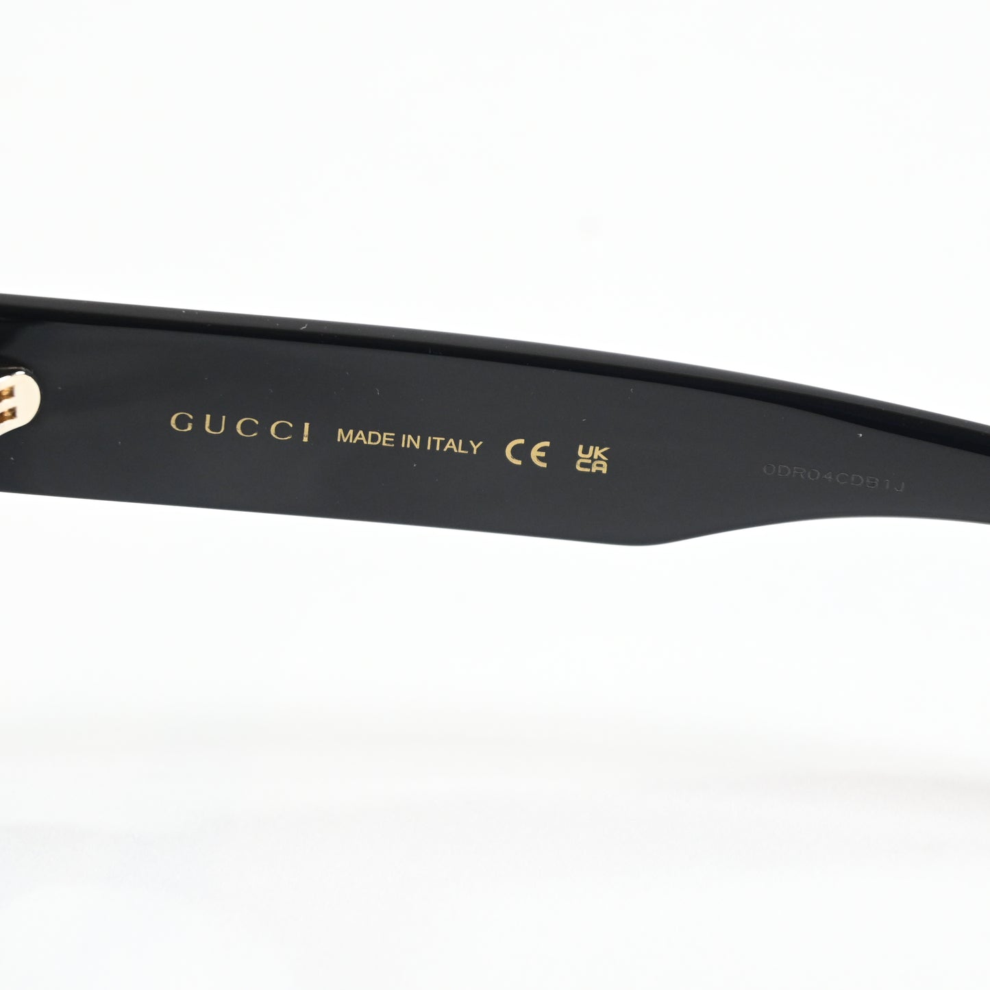 Gucci GG1548O 004 Womens Authentic Eyeglasses Black/Gold, 52mm - New