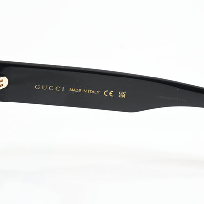 Gucci GG1548O 004 Womens Authentic Eyeglasses Black/Gold, 52mm - New