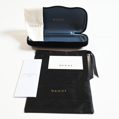 Gucci GG1648S 008 Mens Authentic Sunglasses Silver/Gray, 45mm - New