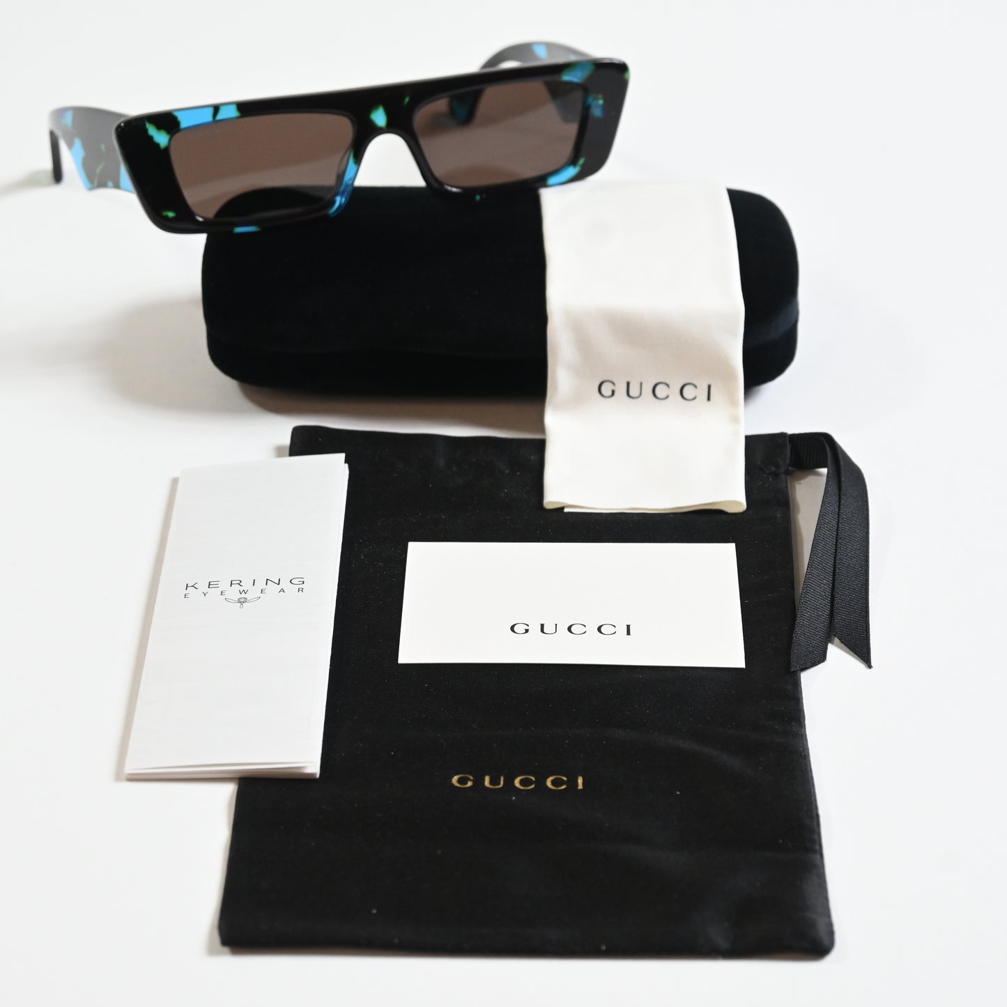 Gucci GG1331S 004 Unisex Authentic Sunglasses Tortoise/Brown, 54mm - New