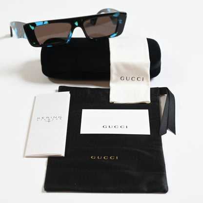 Gucci GG1331S 004 Unisex Authentic Sunglasses Tortoise/Brown, 54mm - New