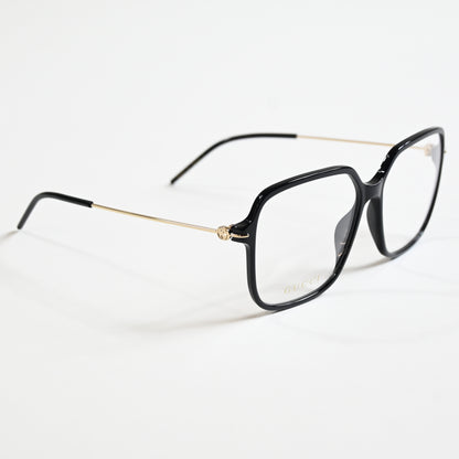 Gucci GG1271O 001 Womens Authentic Eyeglasses Black/Gold, 56mm - New