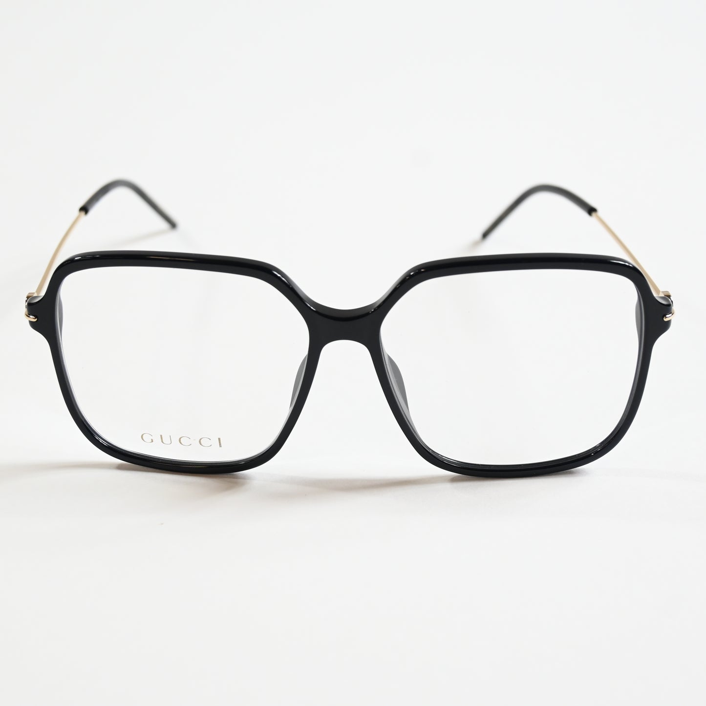 Gucci GG1271O 001 Womens Authentic Eyeglasses Black/Gold, 56mm - New