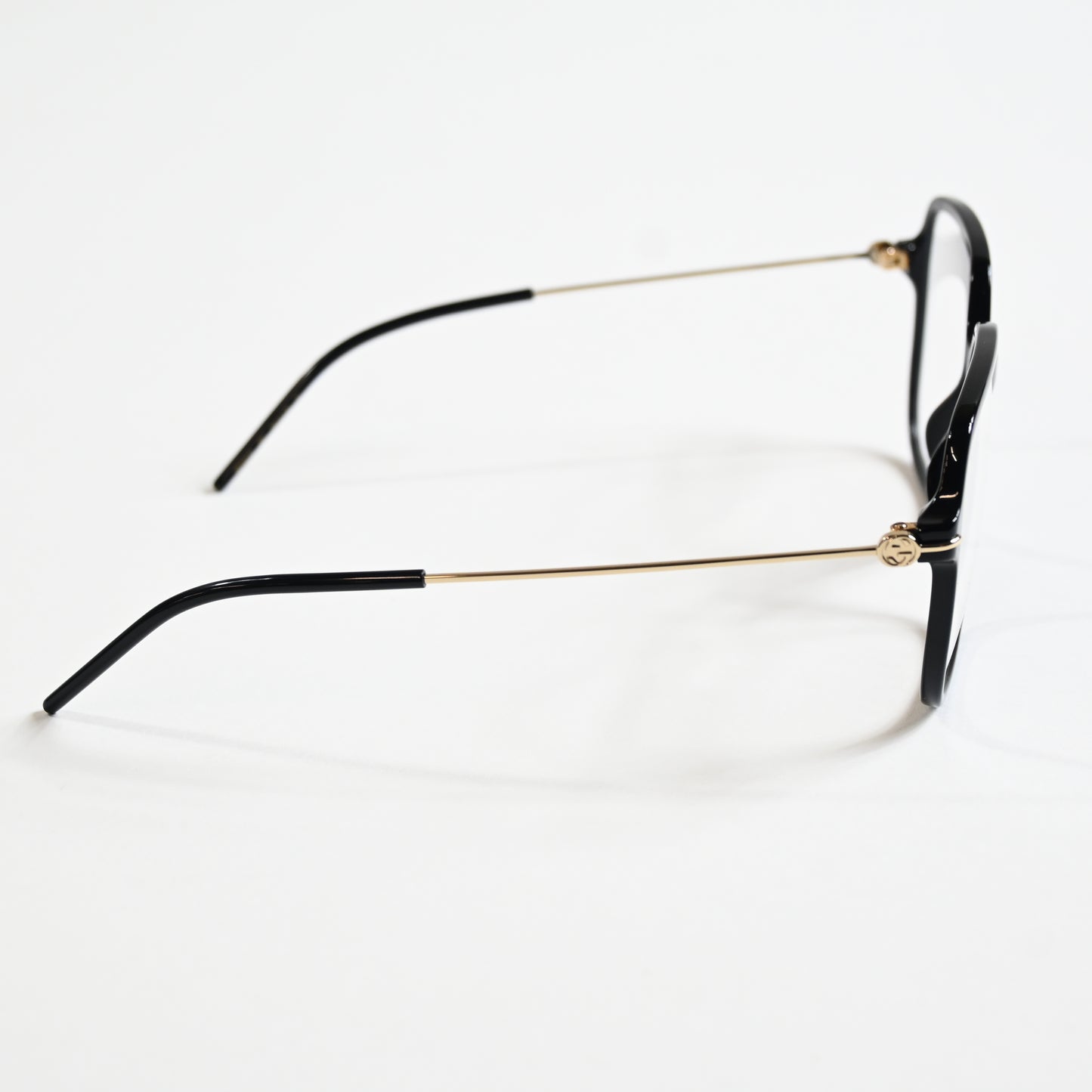 Gucci GG1271O 001 Womens Authentic Eyeglasses Black/Gold, 56mm - New