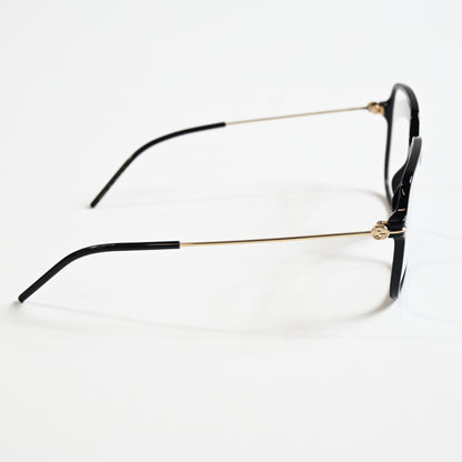 Gucci GG1271O 001 Womens Authentic Eyeglasses Black/Gold, 56mm - New