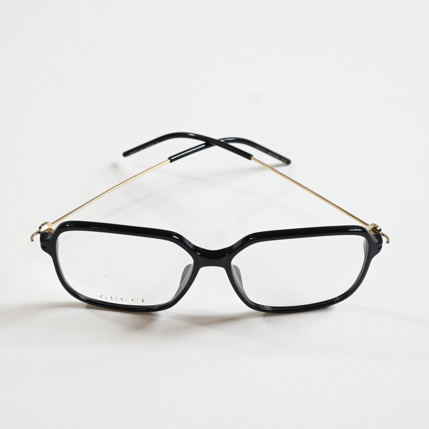 Gucci GG1271O 001 Womens Authentic Eyeglasses Black/Gold, 56mm - New