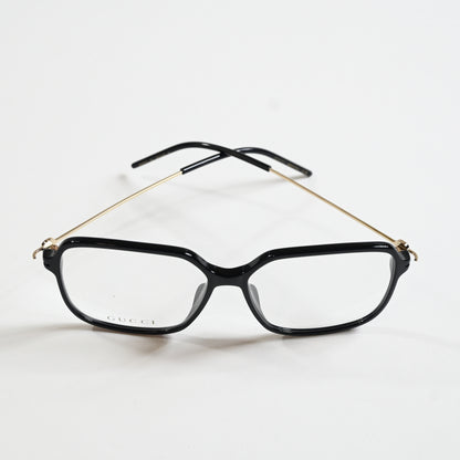 Gucci GG1271O 001 Womens Authentic Eyeglasses Black/Gold, 56mm - New