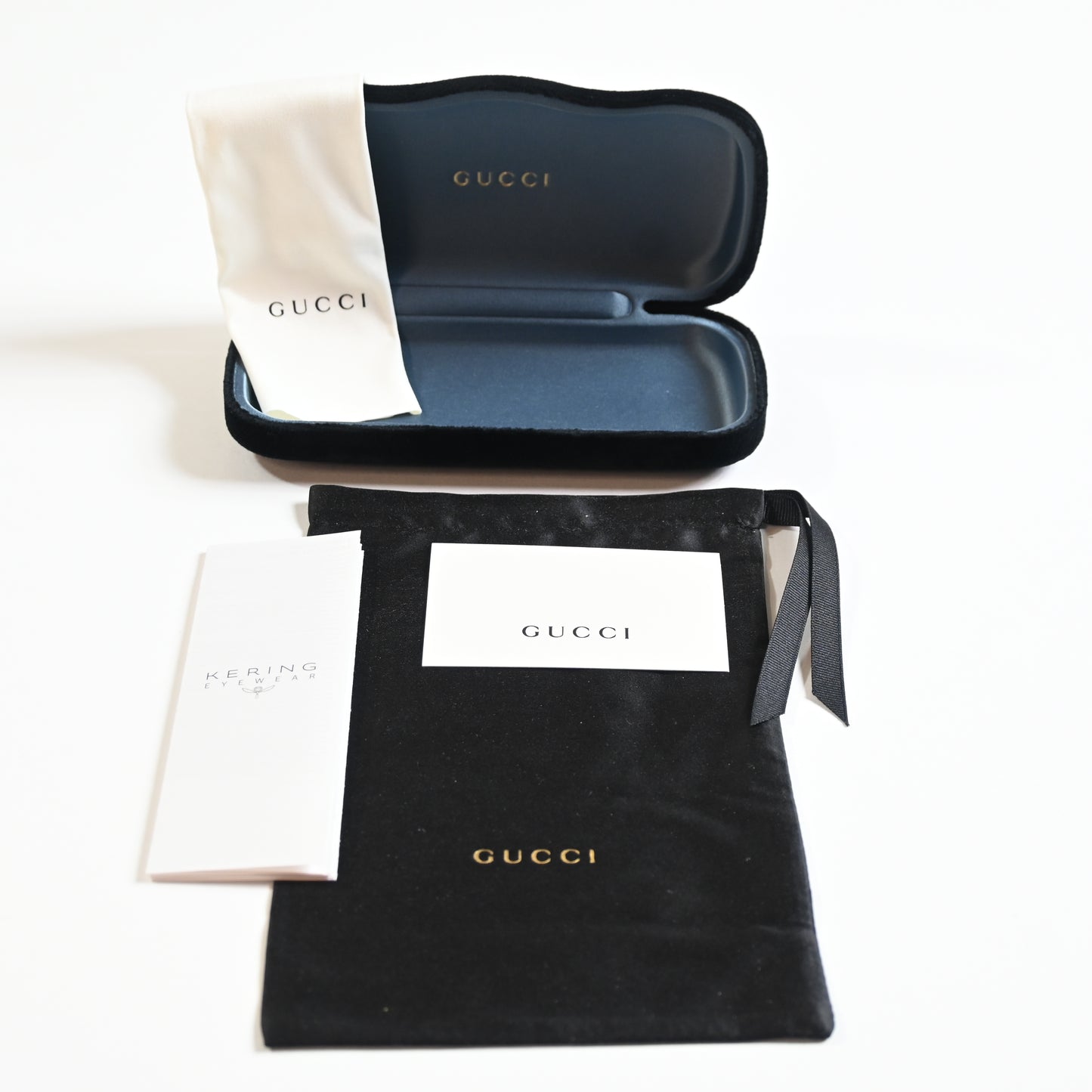 Gucci GG1271O 001 Womens Authentic Eyeglasses Black/Gold, 56mm - New