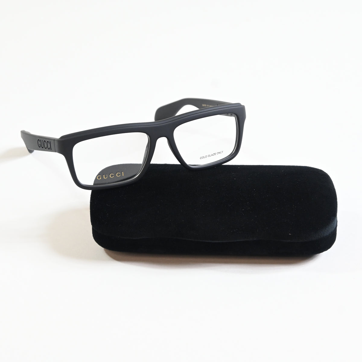 Gucci GG1572O 001 Mens Authentic Eyeglasses Black, 54mm - New