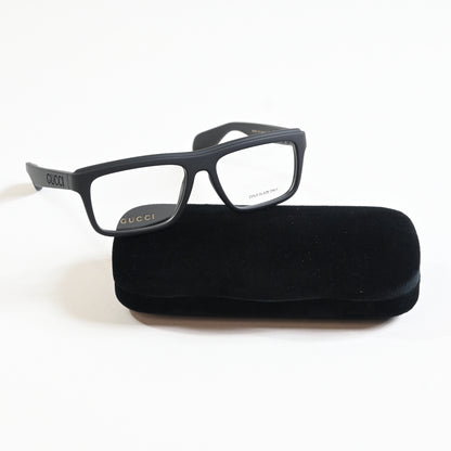 Gucci GG1572O 001 Mens Authentic Eyeglasses Black, 54mm - New