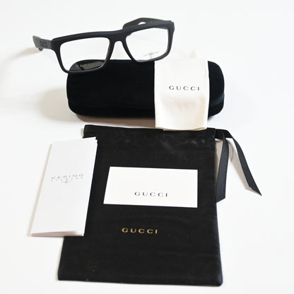 Gucci GG1572O 001 Mens Authentic Eyeglasses Black, 54mm - New
