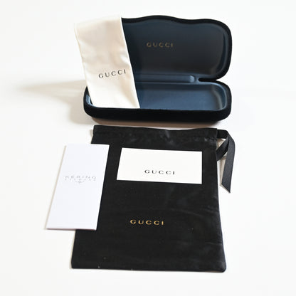 Gucci GG1600S 003 Womens Authentic Sunglasses Gold/Green, 56mm - New