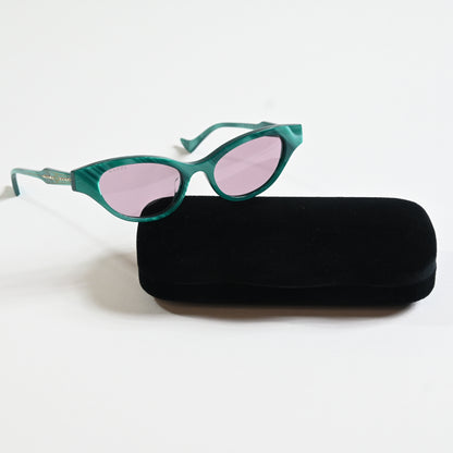 Gucci GG1298S 003 Womens Authentic Sunglasses Green/Violet, 51mm - New