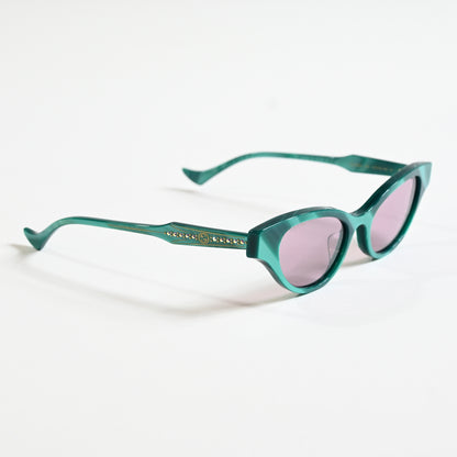 Gucci GG1298S 003 Womens Authentic Sunglasses Green/Violet, 51mm - New