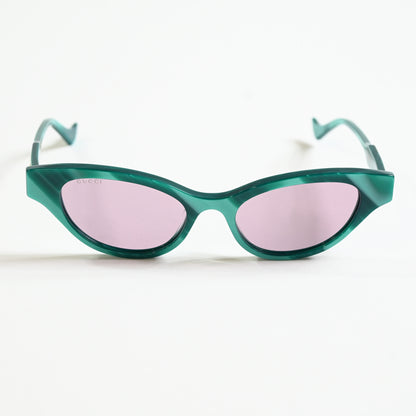 Gucci GG1298S 003 Womens Authentic Sunglasses Green/Violet, 51mm - New