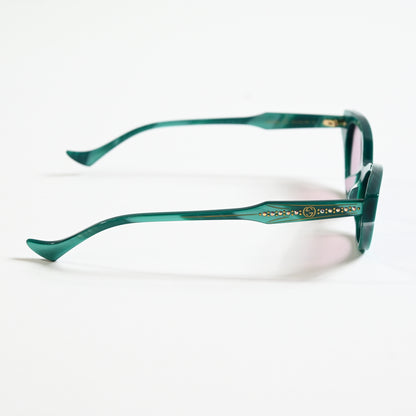 Gucci GG1298S 003 Womens Authentic Sunglasses Green/Violet, 51mm - New