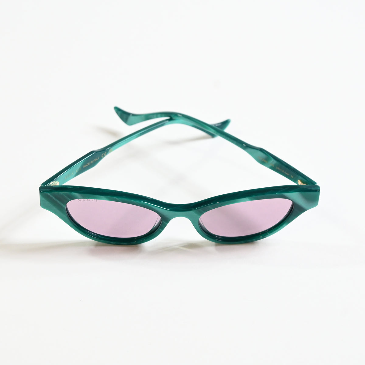 Gucci GG1298S 003 Womens Authentic Sunglasses Green/Violet, 51mm - New