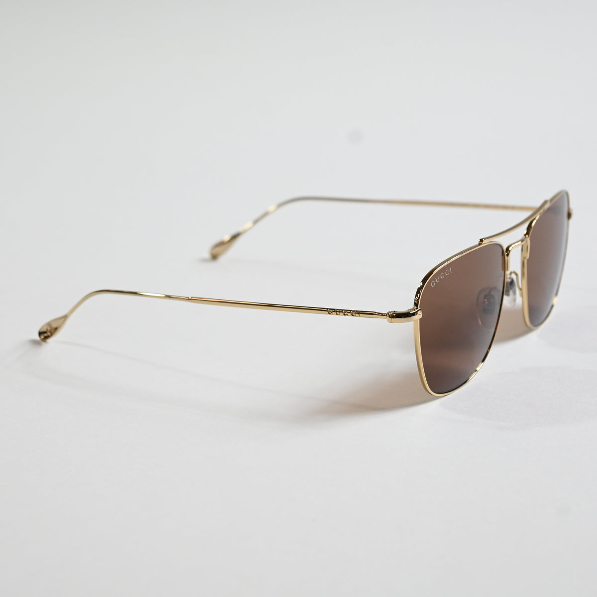 Gucci GG1183S 006 Mens Authentic Sunglasses Gold/Brown, 56mm - New