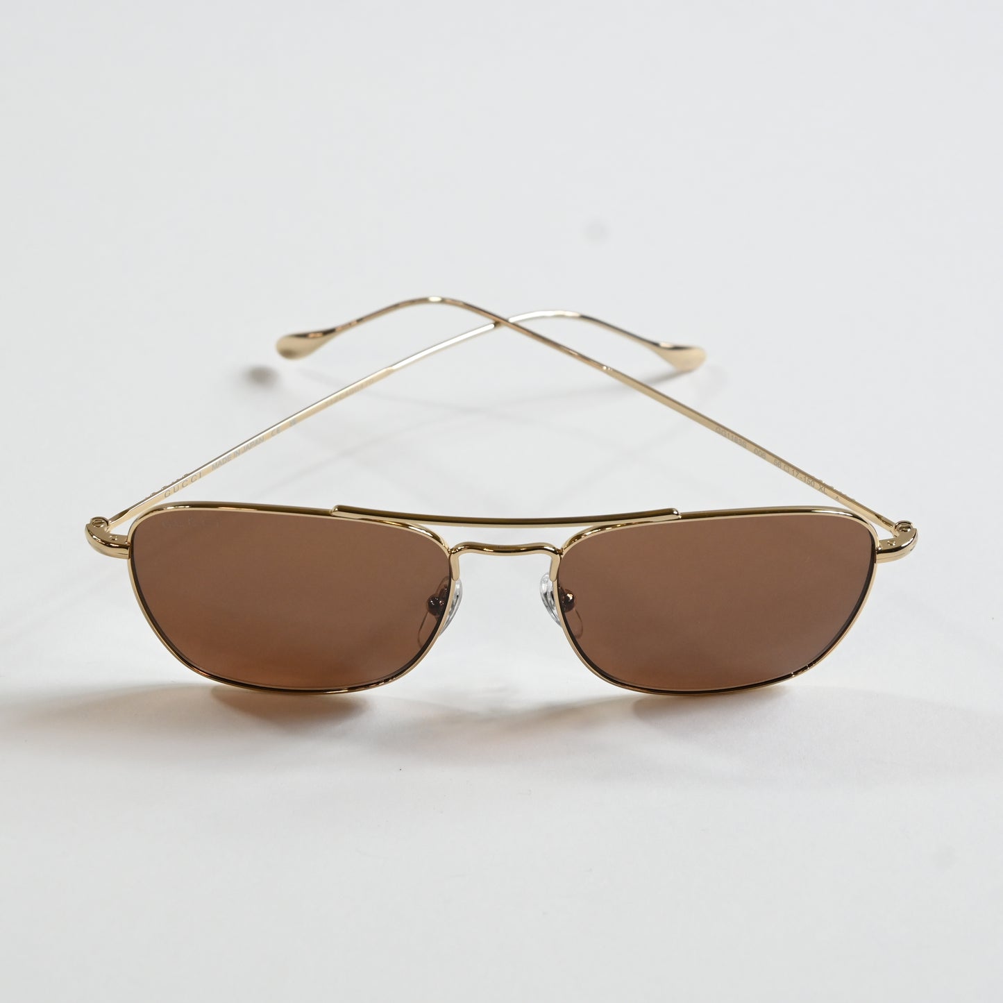 Gucci GG1183S 006 Mens Authentic Sunglasses Gold/Brown, 56mm - New