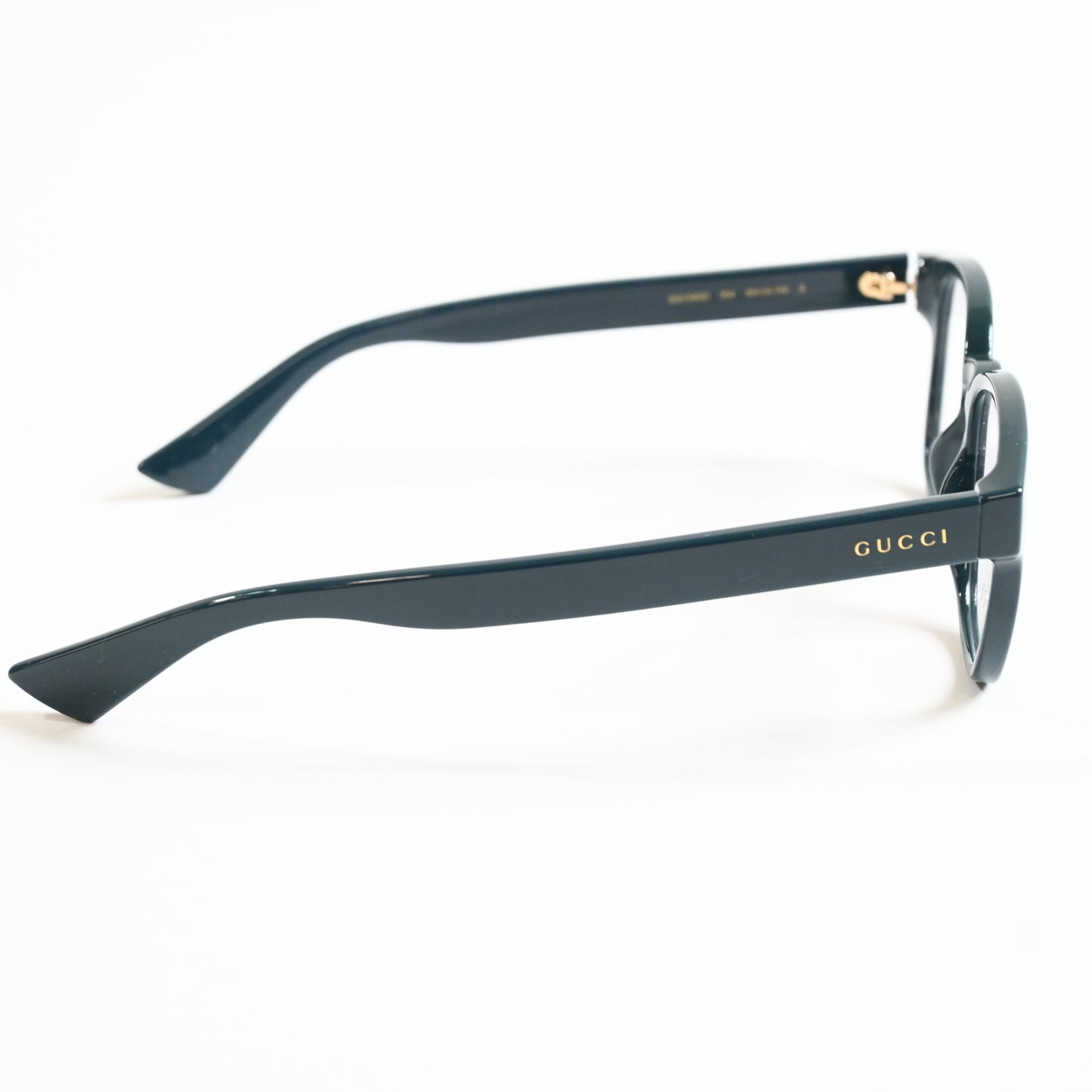Gucci GG1343O 004 Unisex Authentic Eyeglasses Dark Green, 49mm - New